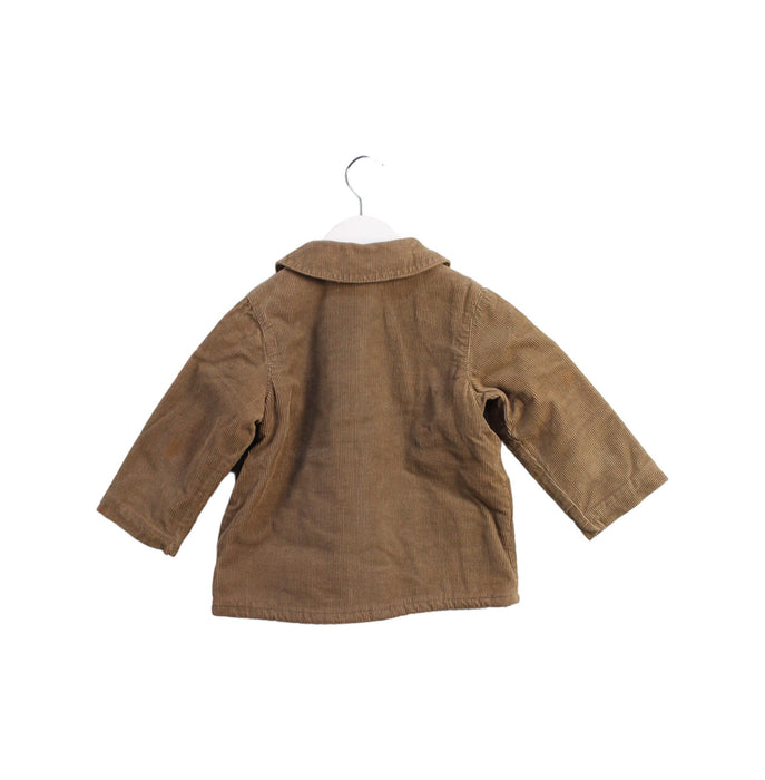 A Brown Lightweight Jackets from Petit Bateau in size 2T for boy. (Back View)