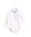 A White Long Sleeve Bodysuits from Tommy Hilfiger in size 6-12M for boy. (Front View)