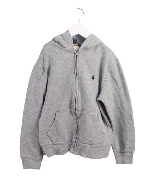 A Grey Sweatshirts from Polo Ralph Lauren in size 10Y for boy. (Front View)