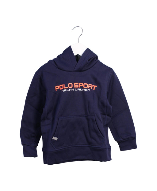 A Purple Hooded Sweatshirts from Polo Ralph Lauren in size 3T for boy. (Front View)