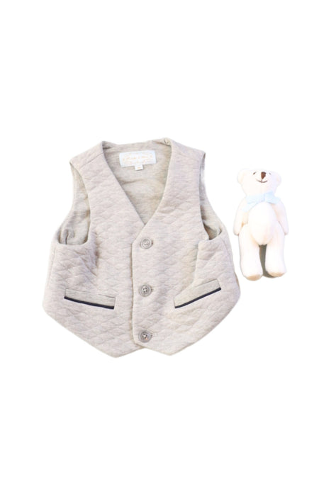A Grey Long Sleeve Jumpsuits from Nicholas & Bears in size 6-12M for boy. (Back View)