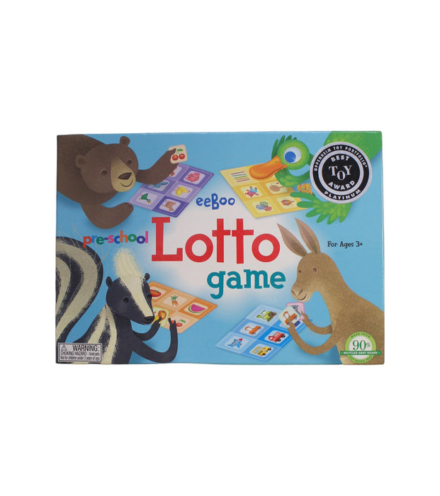 eeBoo pre-school Lotto Game O/S
