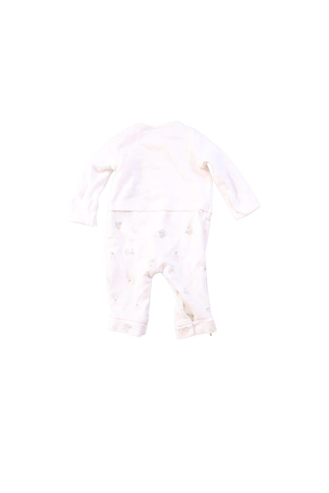 The Little White Company Long Sleeve Jumpsuit 3-6M