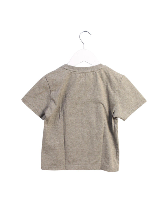 A Brown Short Sleeve T Shirts from Comme Ca Ism in size 5T for boy. (Back View)