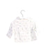 A White Long Sleeve Tops from Cyrillus in size 0-3M for girl. (Back View)