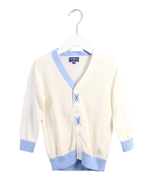 A White Cardigans from Nicholas & Bears in size 3T for girl. (Front View)