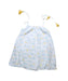 A White Sleeveless Dresses from Le Petit Society in size 4T for girl. (Front View)