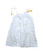 A White Sleeveless Dresses from Le Petit Society in size 4T for girl. (Back View)