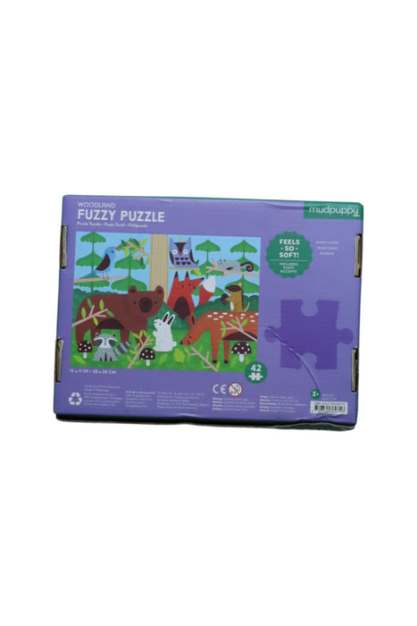 Mudpuppy Woodland Fuzzy Puzzle 3T+