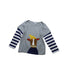 A Grey Long Sleeve Tops from Boden in size 2T for boy. (Front View)