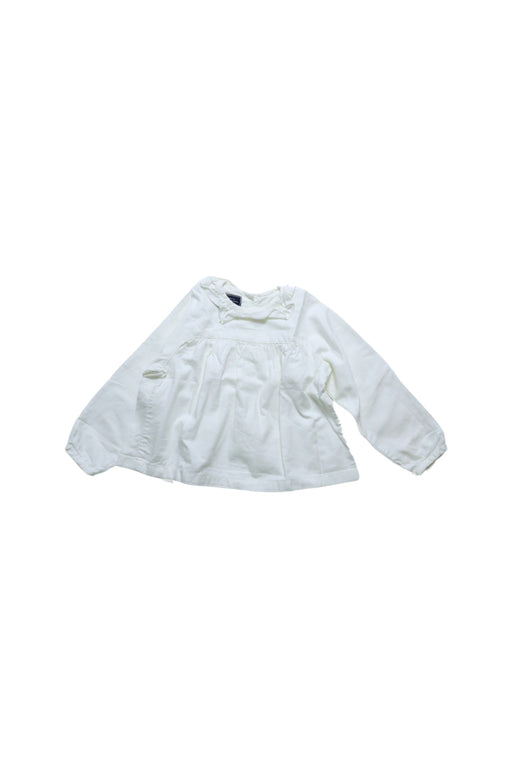 A White Long Sleeve Tops from Oscar de la Renta in size 12-18M for girl. (Front View)