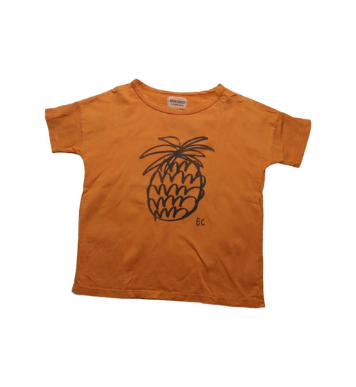 A Orange Short Sleeve T Shirts from Bobo Choses in size 4T for boy. (Front View)