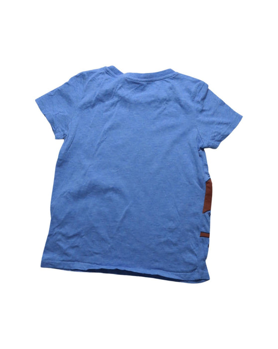 A Blue T Shirts from Seed in size 4T for boy. (Back View)