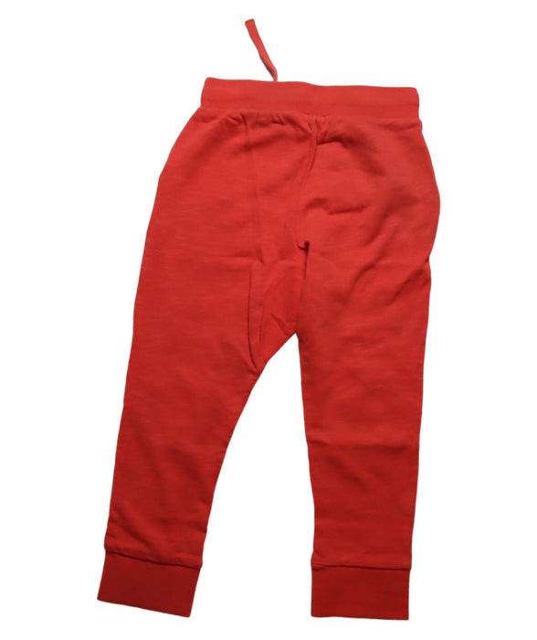 A Red Sweatpants from Seed in size 5T for boy. (Back View)