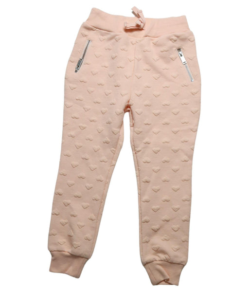 A Pink Sweatpants from Seed in size 4T for girl. (Front View)