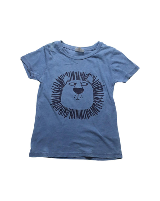 A Blue T Shirts from Seed in size 4T for boy. (Front View)