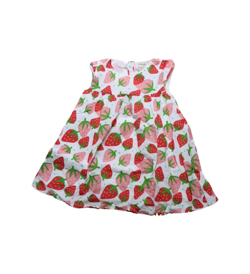 A Pink Sleeveless Dresses from Frugi in size 18-24M for girl. (Front View)