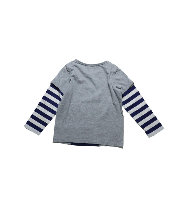 A Grey Long Sleeve Tops from Boden in size 2T for boy. (Back View)
