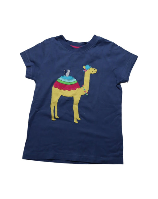 A Blue T Shirts from Frugi in size 4T for girl. (Front View)
