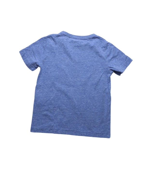 A Blue Short Sleeve T Shirts from Boden in size 3T for girl. (Back View)