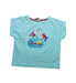 A Blue T Shirts from Frugi in size 5T for girl. (Front View)
