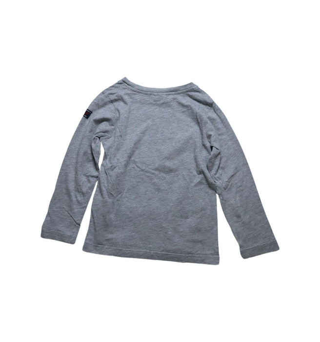 A Grey Long Sleeve Tops from Polarn O. Pyret in size 3T for boy. (Back View)