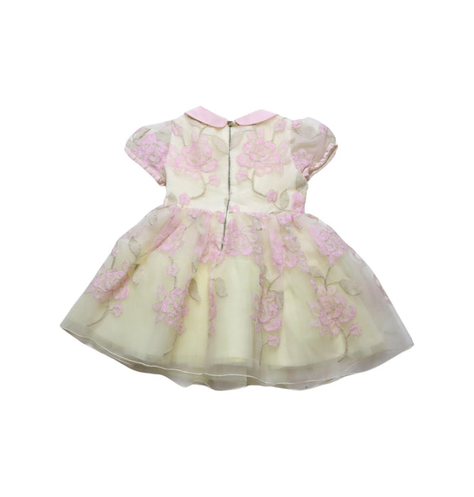 A Pink Short Sleeve Dresses from I Pinco Pallino in size 2T for girl. (Back View)