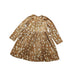 A Brown Long Sleeve Dresses from Molo in size 12-18M for girl. (Back View)