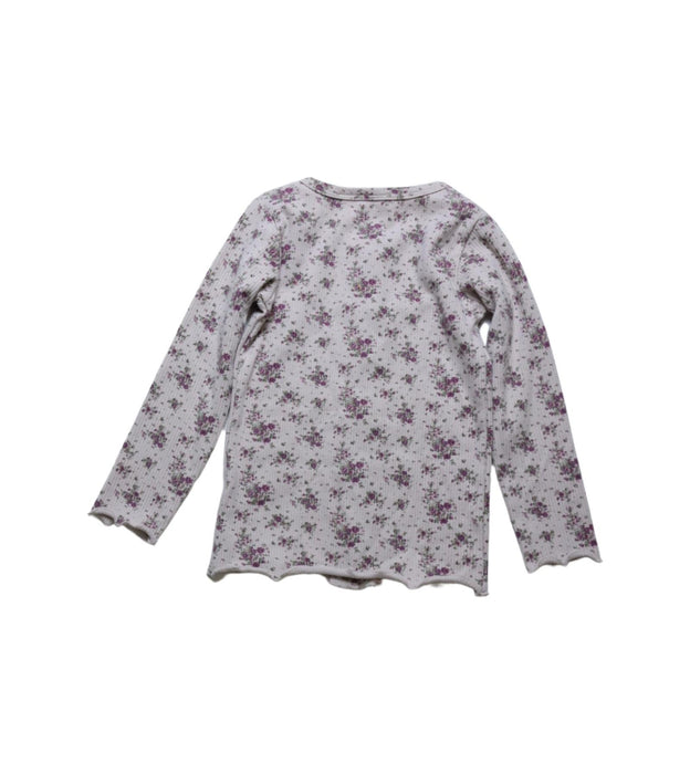 A Purple Long Sleeve Tops from Jamie Kay in size 6-12M for girl. (Back View)
