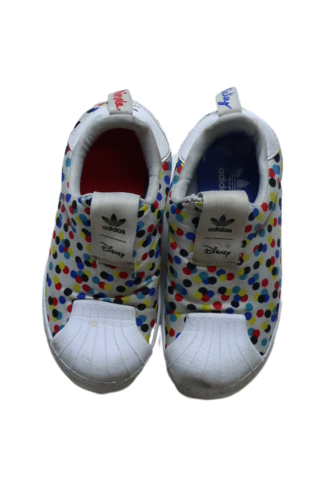 A Multicolour Sneakers from Adidas in size 5T for girl. (Back View)
