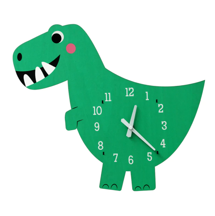 Rex London Dex The Dinosaur Wooden Wall Clock