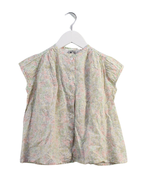 A Multicolour Short Sleeve Tops from Bonton in size 8Y for girl. (Front View)