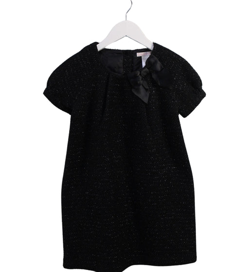 A Black Short Sleeve Dresses from Janie & Jack in size 6T for girl. (Front View)
