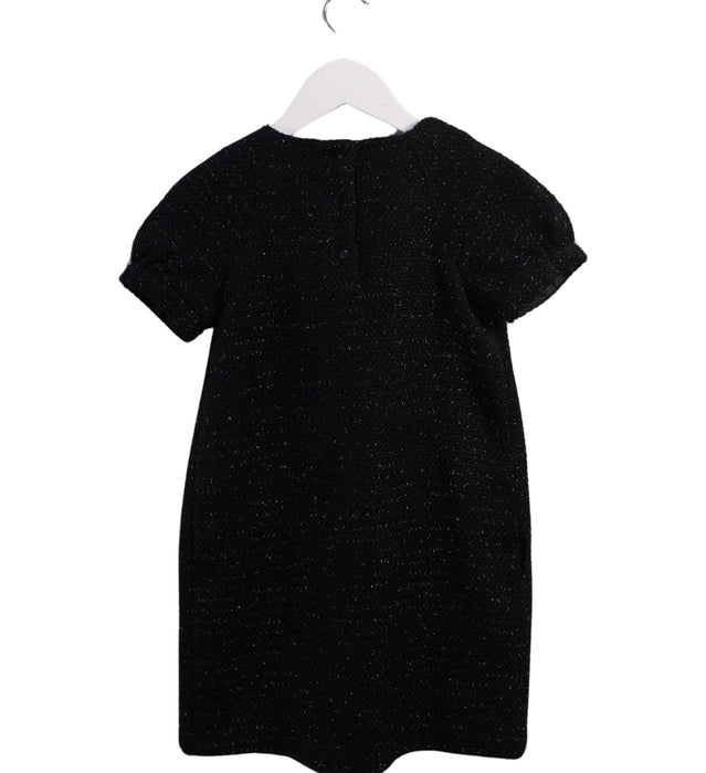 A Black Short Sleeve Dresses from Janie & Jack in size 6T for girl. (Back View)