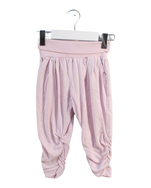 A Pink Sweatpants from Milky in size 6-12M for girl. (Front View)