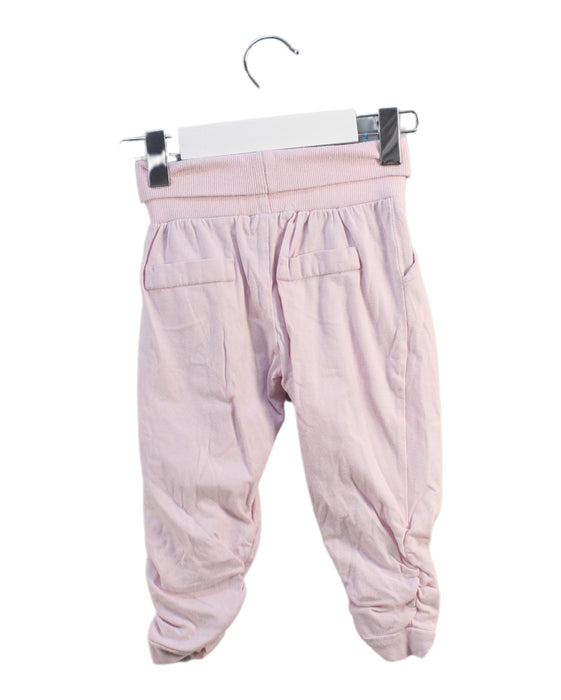 A Pink Sweatpants from Milky in size 6-12M for girl. (Back View)