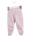 A Pink Sweatpants from Milky in size 6-12M for girl. (Back View)