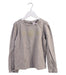 A Brown Long Sleeve Tops from Janie & Jack in size 8Y for girl. (Front View)