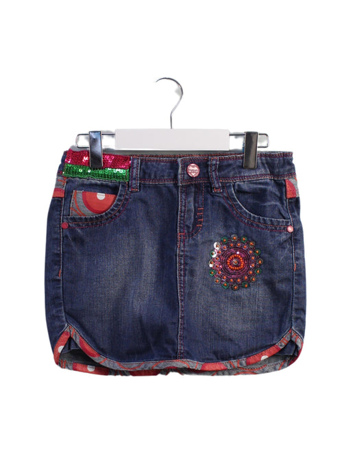 A Blue Short Skirts from Desigual in size 9Y for girl. (Front View)