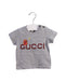 A Grey Short Sleeve Tops from Gucci in size 0-3M for boy. (Front View)