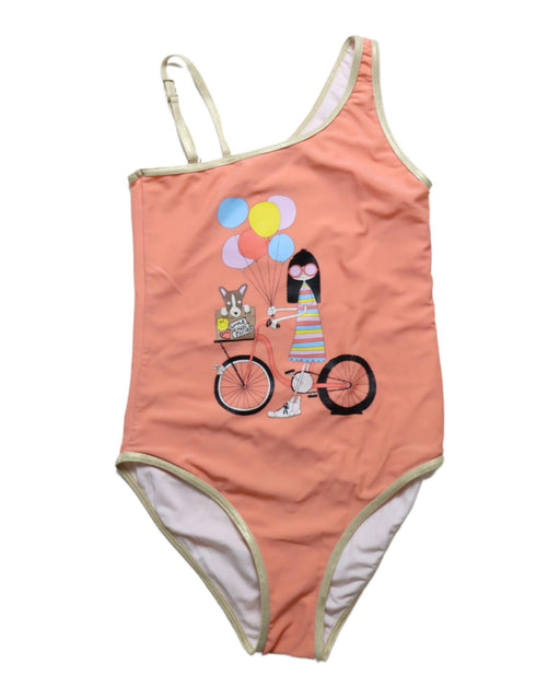 A Pink Swimsuits from Little Marc Jacobs in size 10Y for girl. (Front View)