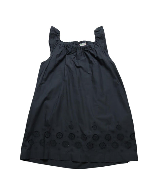 A Brown Sleeveless Dresses from Bonpoint in size 6T for girl. (Front View)