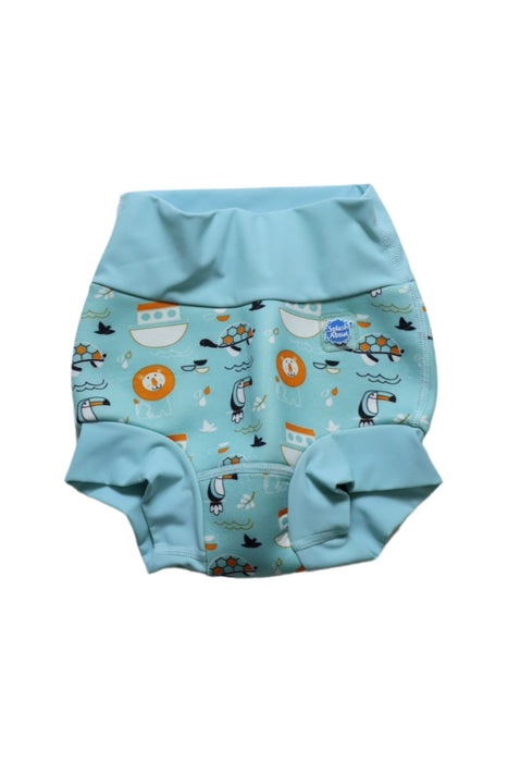 A Blue Swim Diapers from Splash About in size 2T for boy. (Front View)