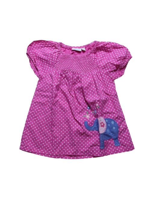 A Pink Short Sleeve Tops from Jojo Maman Bébé in size 4T for girl. (Front View)