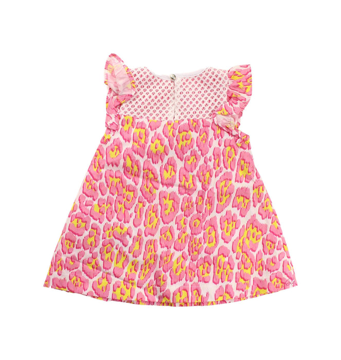 A Pink Short Sleeve Dresses from Roberto Cavalli in size 3-6M for girl. (Back View)