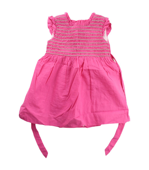 A Pink Sleeveless Dresses from La Coqueta in size 2T for girl. (Front View)