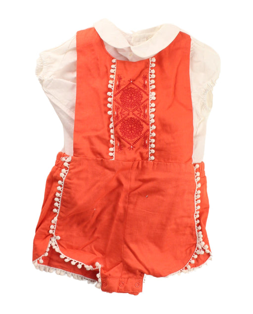A White Bodysuits from Carrément Beau in size 6-12M for girl. (Front View)