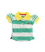 A Green Short Sleeve Polos from GF Ferre in size 0-3M for girl. (Front View)
