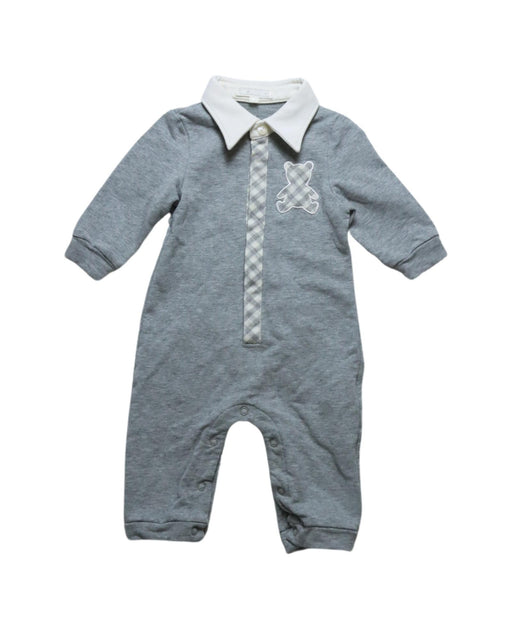 A Grey Long Sleeve Jumpsuits from Nicholas & Bears in size 3-6M for boy. (Front View)