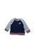 A Navy Crewneck Sweatshirts from La Compagnie des Petits in size 3-6M for boy. (Front View)